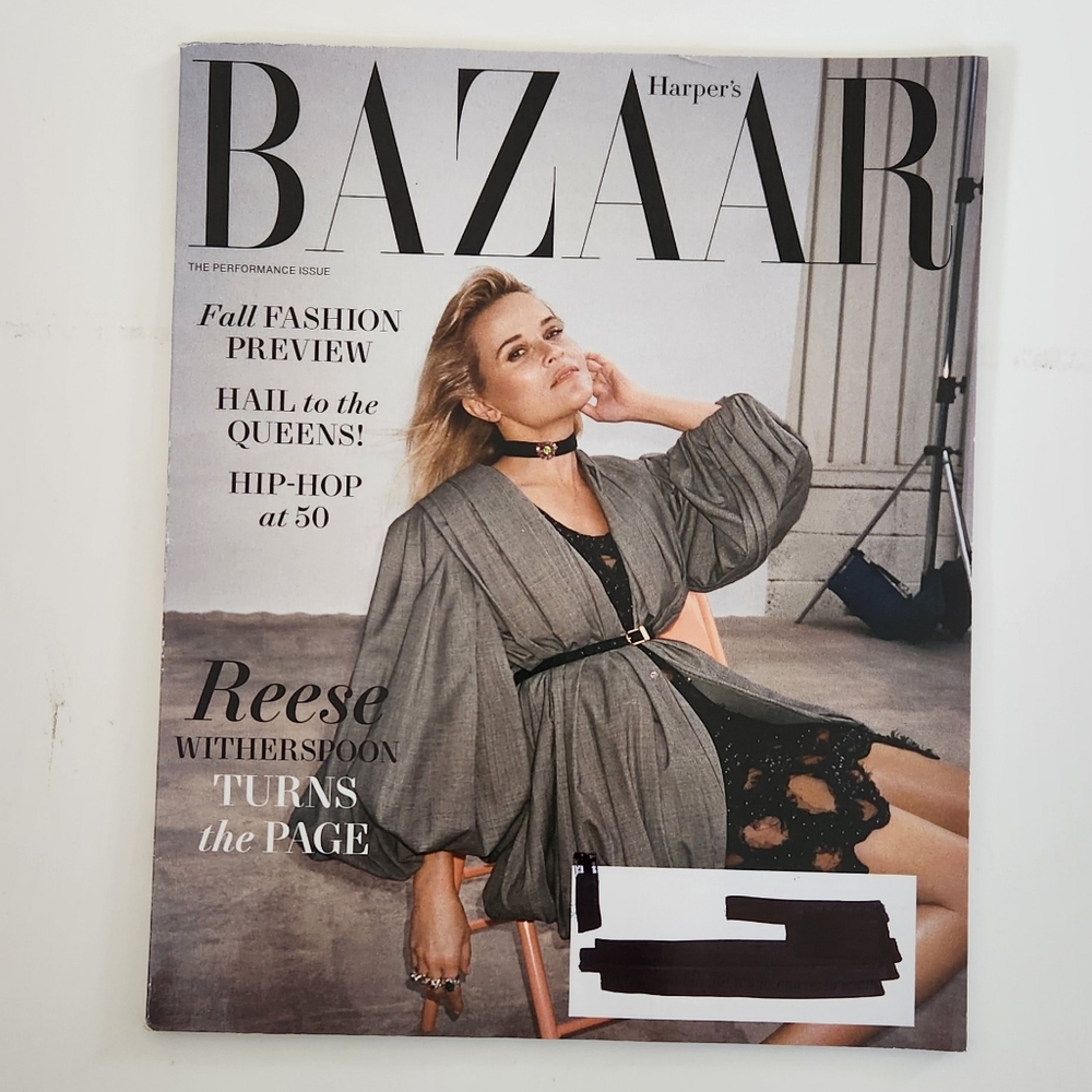 🍭7/$15 Harper's Bazaar Magazine August 2023 Reese Witherspoon